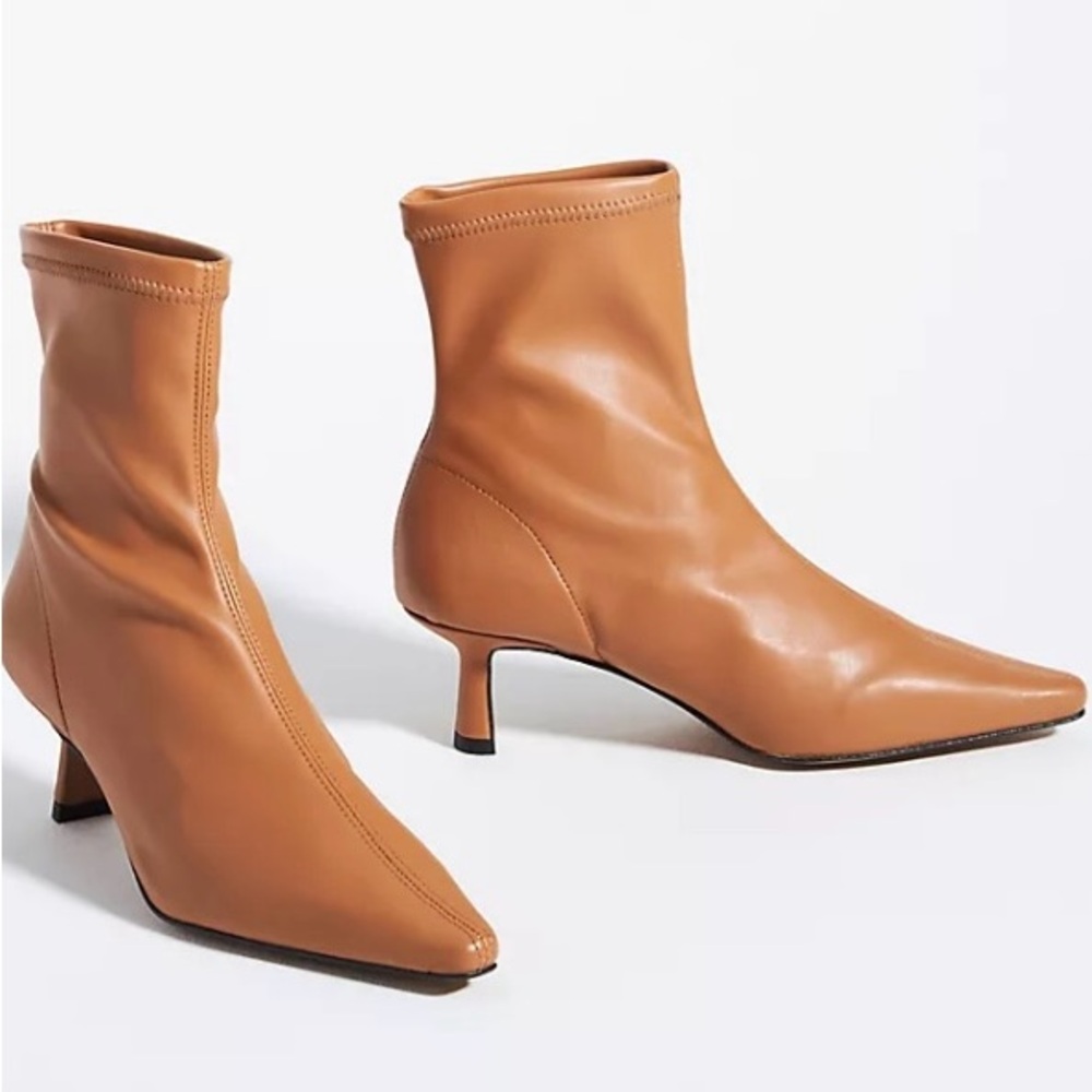 Anthropologie Kitten Heel Boots